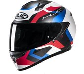 HJC C10 Tins Casco - Negro Blanco Rojo (XS 54 55)