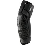 100% Surpass Protectores de codo - Negro (M)