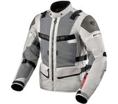 Revit Cayenne 2 Chaqueta textil para motocicleta - Plata (M)
