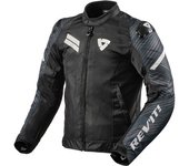 Revit Apex Air H2O Chaqueta textil para motocicleta - Negro Blanco (XL)