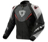 Revit Quantum 3 Air Chaqueta Textil Moto - Negro Gris Rojo (S)