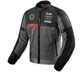 Revit Swiftblade Chaqueta Textil Moto - Negro Gris Rojo (3XL)