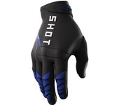Shot Core Guantes de motocross - Negro Azul (XL)