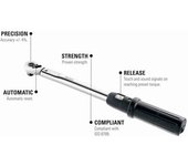 Expert Llave dinamométrica 3/8'' 10-50Nm -