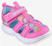 Sandalias estilo zapatillas Flex Splash - Daylight Shimmer SKECHERS® infantiles rosa