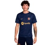 Nike - Camiseta FC Barcelona Pre-Match 2024-2025, Unisex, Midnight Navy-Club Gold, L