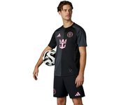 Adidas - Camiseta oficial Inter Miami CF Segunda Equipación Authentic 2025, Unisex, Black, S