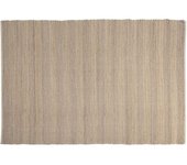 MACABANE Alfombra rect. De yute y algodón arena, marfil y negro de 200x290 cm