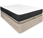 Duérmerte Online Canapé rome, colchón viscoelástico, almohada fibra, 135x190cm, cambria