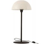 J-line Lampara de mesa seta bolas hierro brillante blanco/negro alt. 59 cm
