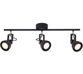 Nordlux Lámpara regleta de focos para techos negro con 3 luces orientables