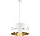 FABRILAMP Colgante Niebla 1xE27 Blanco Blanco Oro 40D