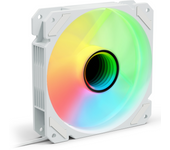 Sharkoon SHARK Mirror PWM RGB Carcasa del ordenador Ventilador 12 cm Blanco 1 pieza(s)