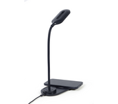 Gembird TA-WPC10-LED-01 cargador de dispositivo móvil Smartphone Negro CC Cargador inalámbrico Interior