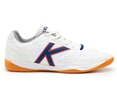 Zapatillas fútbol sala kelme indoor copa elastic infantil blanco