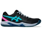 Zapatillas de padel asics gel-dedicate 8 padel hombre negro/aqua