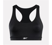 Sujetador deportivo de fitness reebok id train racer mujer negro