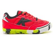 Zapatillas de fútbol sala kelme trueno lace infantil rojo fuerte
