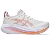 Zapatillas de running asics gel-nimbus 27 mujer blanco/light ube