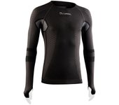 Camiseta de running lurbel cristallo long sleeves hombre marengo