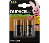 Duracell Pack 4 Pilas Recargables 900mAh AAA