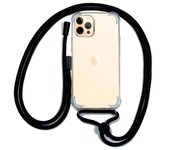 Cool Funda con Cordón Negro para iPhone 12 Pro Max