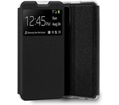 Cool Funda Flip Cover Liso Negro para Realme GT 5G