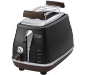 DeLonghi CTOV 2103 Tostadora 2 Rebanadas 900W Negro
