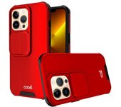 Cool Funda Hard Camera Roja para iPhone 13 Pro Max