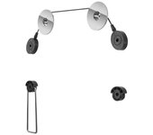 Goobay EasyMount L Soporte TV 55" Max 50Kg Plateado