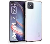 Cool Funda Silicona Transparente para Oppo Reno 4Z