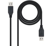 Nanocable Cable USB 3.0 Tipo A Macho/Macho 3m Negro