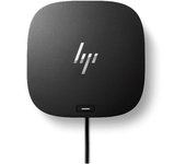 HP G5 HUB Docking Station Multipuerto con Cable Combo - (Puerto USB-C, VGA, HDMI, RJ45, Puerto de Adaptador de CA, Combo Audio Jack, DisplayPort, Windows 10,11, MacOS y Chrome OS ) Color Negro