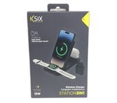 CARGADOR KSIX STATION 3IN1