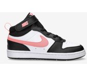 Nike Court Borought Mid 2 - Negro - Zapatillas Velcro Niña talla 30