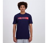 Under Armour Camo Stripe - Azul - Camiseta Running Hombre talla L