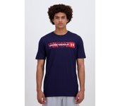 Under Armour Camo Stripe - Azul - Camiseta Running Hombre talla L