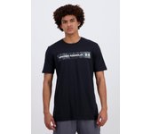 Under Armour Camo Stripe - Negro - Camiseta Running Hombre talla S