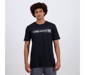Under Armour Camo Stripe - Negro - Camiseta Running Hombre talla S