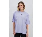 Camiseta Oversize adidas - Malva - Camiseta Fitness Mujer talla XS