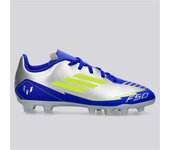 adidas F50 Club MG - Plateado - Botas Fútbol Jr talla 36