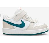 Nike Court Borough Low 2 - Blanco - Zapatillas Velcro Niño talla 21
