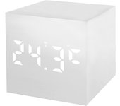 Bresser Wac Radio Despertador Climático LED Blanco