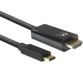 Ewent Cable Adaptador USB-C a HDMI 4K 2m Negro