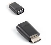 Lanberg Adaptador HDMI a VGA Macho/Hembra Negro
