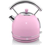 Swan Retro Hervidora de Agua 1.8L 3000W Rosa