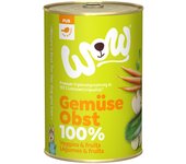 WOW Puro comida húmeda para perros 6 x 400 g - 100% Verduras y frutas