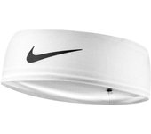 Cinta de pelo de fitness nike dri-fit fury classic headband blanc