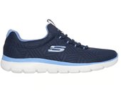 Zapatillas skechers summits-artistry chi mujer azul marino mesh/a