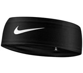 Cinta de pelo de fitness nike dri-fit fury classic headband negro